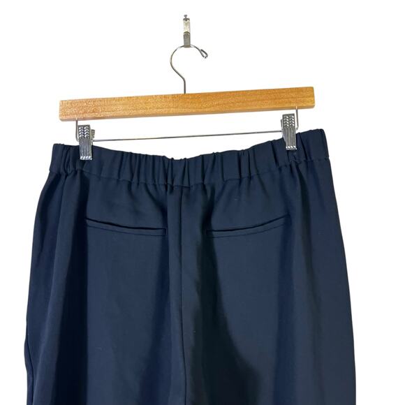 J. Crew Slim Fit Pull-On Pants Womens 8 Black Cropped Corpcore Career Clean Girl - Picture 5 of 7